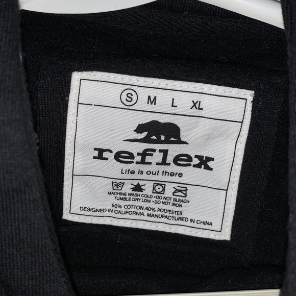 Reflex Black Grey Comfortable Hoodie 💜 - Picture 3 of 3